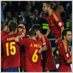فوز صعب لأسبانيا وانتصار مريح لروسيا وصربيا بالتصفيات الاوروبية لكأس العالم
