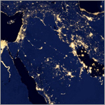 جوجل تقدم خريطة العالم الليلية