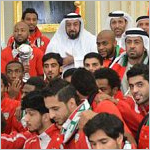 رئيس الإمارات يكافئ أبطال الخليج بـ 50 مليون درهم