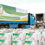 الحملة السعودية تستكمل توزيع ( 35000 ) سلة رمضانية للسوريين في لبنان