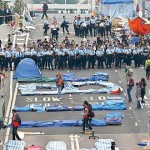 الشرطة تفكك آخر مواقع المتظاهرين في هونغ كونغ