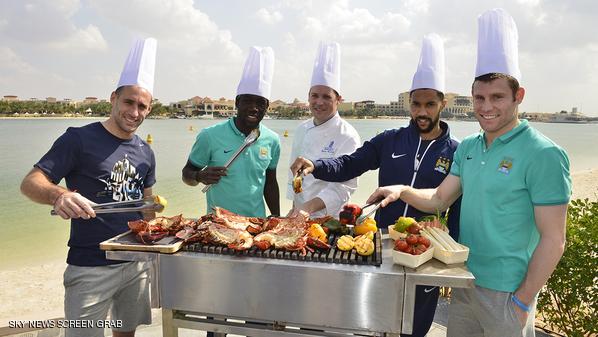 نجوم فريق مانشستر سيتي