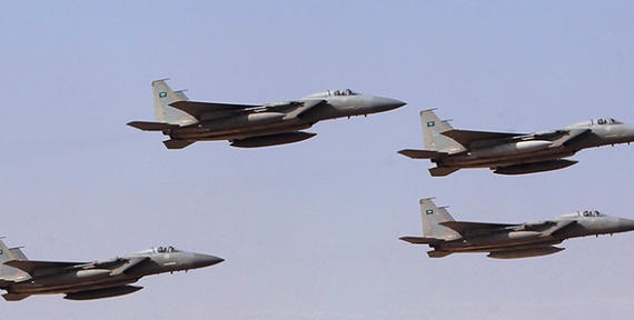 السعودية تشارك بـ 100 طائرة حربية و150 ألف جندي في عاصفة الحزم