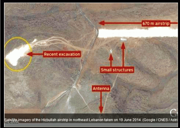 حزب الله ينشئ مدرجاً للطائرات شمال البقاع