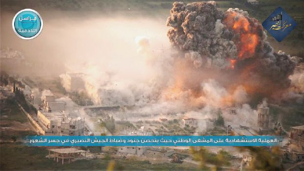 سوريا: غارات مكثفة قرب مستشفى جسر الشغور بعد هجوم المعارضة