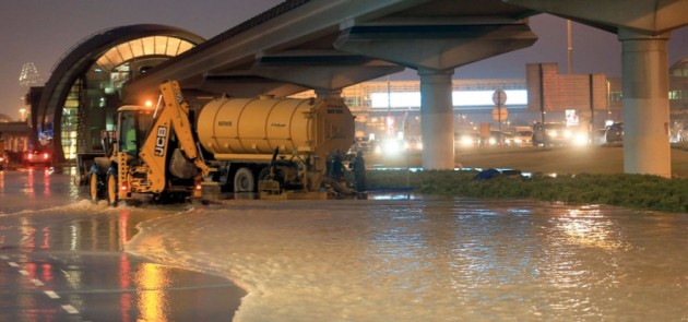 بلدية دبي تطلق أكبر مشروع لتصريف الأمطار والمياه الجوفية