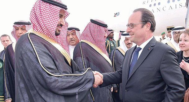 المسائل الإقليمية وتطوير العلاقات بين فرنسا والسعودية على طاولة لقاء هولاند ومحمد بن سلمان