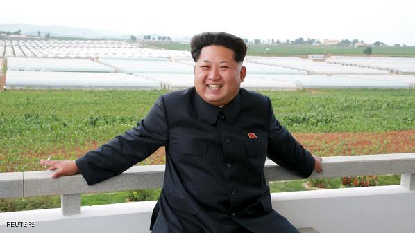 North Korean leader Kim Jong Un gives field guidance to the Jangchon Vegetable Co-op Farm in Sadong District, Pyongyang City, whose looks have undergone a radical change to be a model and a standard of the socialist rural cultural construction