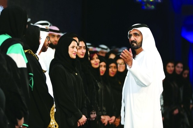 محمد بن راشد: فخورون بعطاء المرأة الإماراتية