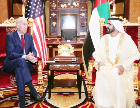 محمد بن راشد: علاقة الإمارات بأمريكا يرسخها تبادل تجاري وتوافق سياسي