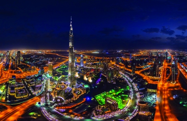 دبي ضمن أجمل مدن العالم ليلاً