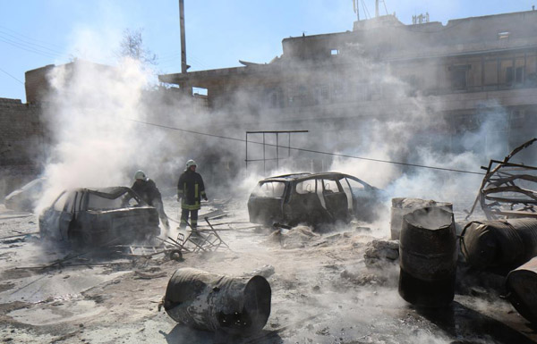 قتلى بصفوف الميليشيات الإيرانية بانفجار في حلب