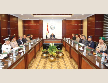 مجلس الدفاع الوطني يناقش خطط تأمين مصر