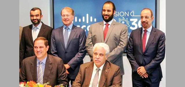 «سيسكو» تتعاون مع السعودية لتسريع التحول الرقمي في المملكة