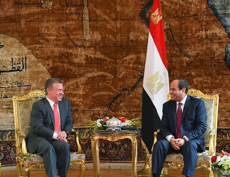 قمة مصرية – أردنية تبحث العلاقات ومكافحة الإرهاب وسوريا
