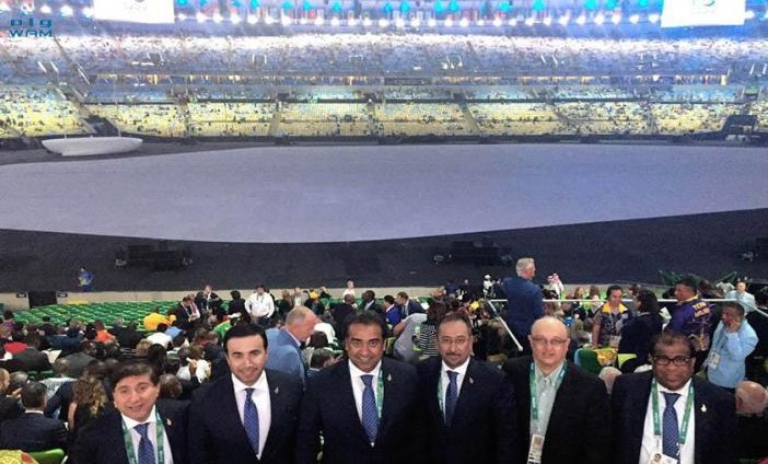 بعثة الإمارات تشارك في حفل افتتاح أولمبياد ” ريو 2016 ” .
