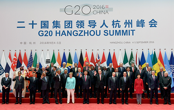 زعماء العالم يجتمعون اليوم في قمة مجموعة الـ20 بالصين