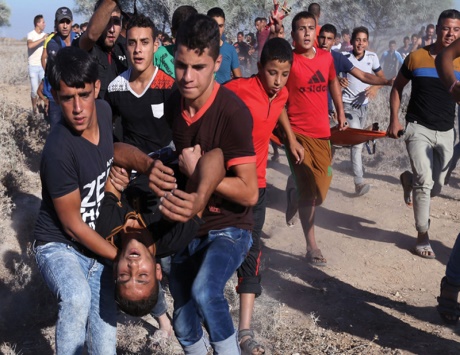 إصابة 5 فلسطينيين في غزة والعثور على جثة مستوطن ببيت لحم