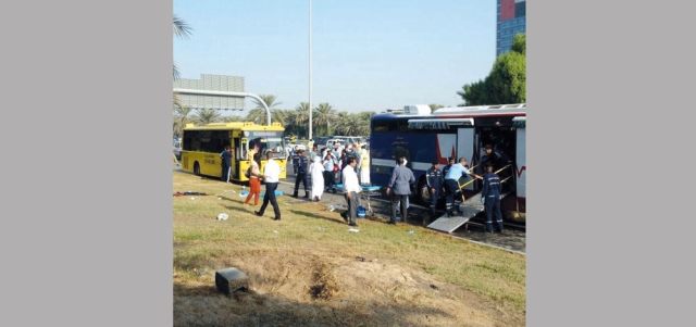 شرطة أبوظبي: 3 مخالفات وراء إصابات طلبة حافلتي «مصفح»