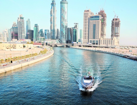 50٪ ارتفاعاً في أسعار أراضي «قناة دبي المائية»