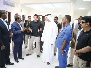 الرئيس الصومالي يشيد بالمساعدات الإماراتية لبلاده