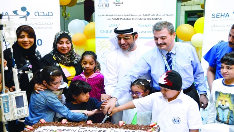 شفاء 700 طفل مصاب بالسرطان في مدينة الشيخ خليفة الطبية