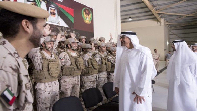 محمد بن زايد: بقيادة خليفة ماضون في تطوير قدراتنا العسكرية