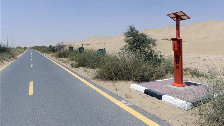 “طرق دبي” تطلق خدمة أجهزة الاتصال للطوارئ بالطاقة الشمسية