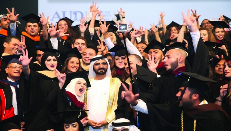 محمد بن راشد: الإمارات بلد الجميع وخيرهـــــــا للجميع وأحلام الشباب العربي أحلامنا