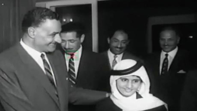 صورة تاريخية لمحمد بن راشد وعبدالناصر