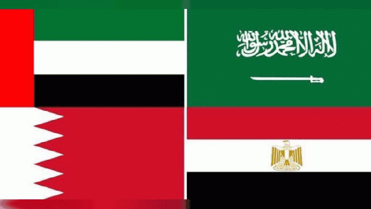 بيان مشترك للإمارات والسعودية والبحرين ومصر بشأن الرد القطري
