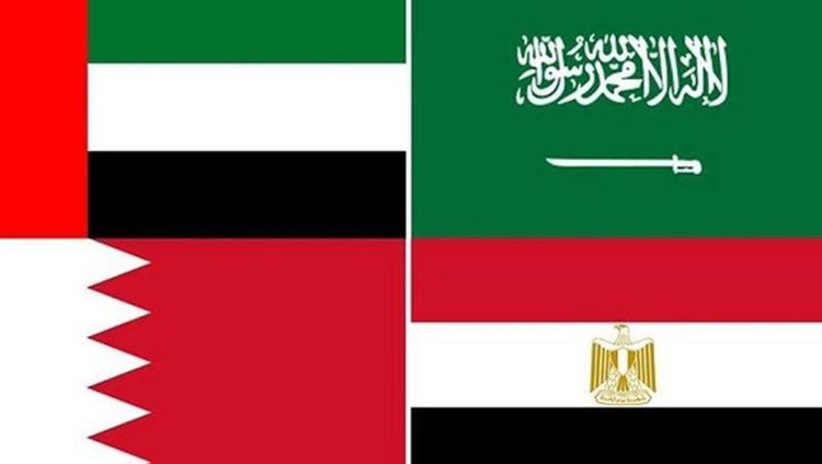 الإمارات والسعودية والبحرين ومصر يطالبون قطر باتخاذ إجراءات حاسمة لوقف تمويل ودعم الارهاب