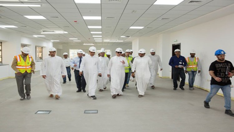 تفقد أعمال إنشاء المبنى الجديد لأكاديمية «كهرباء دبي»