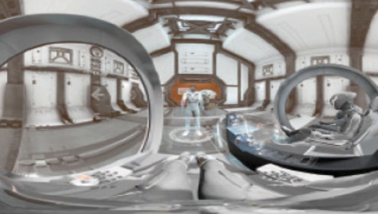 تسجيل مصور لتجربة الواقع الافتراضي لمشروع مدينة المريخ 2117