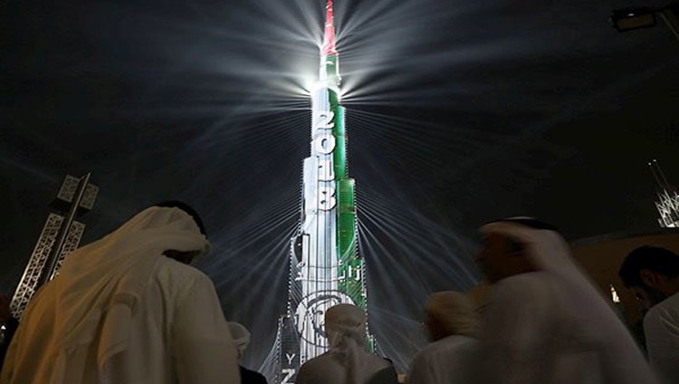 برج خليفة يدخل “جينيس” بأكبر عرض في احتفالات 2018