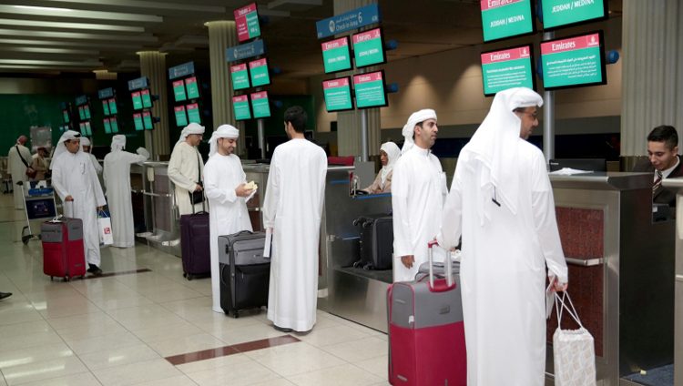 7 دقائق إجراءات سفر الحجاج في مطار دبي