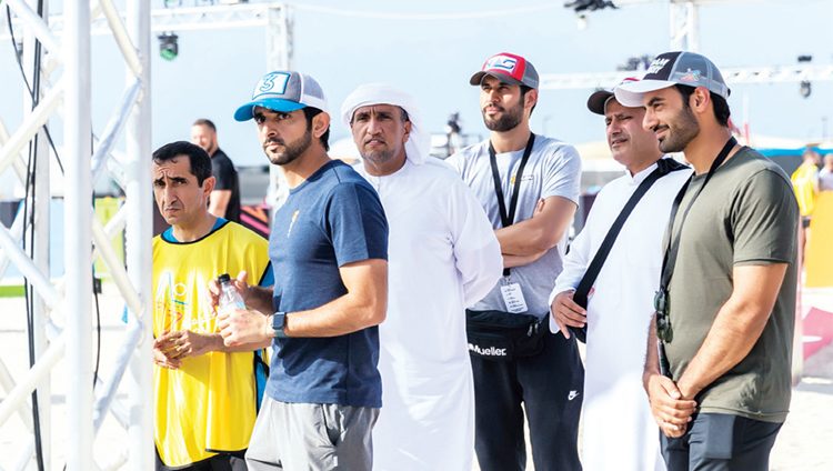 حمدان بن محمد يشهد منافسات اليوم الثالث للألعاب الحكومية