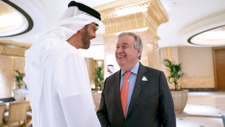 محمد بن زايد: الإمارات سبّاقة في دعم الجهود العالمية للحدّ من آثار التغيير المناخي