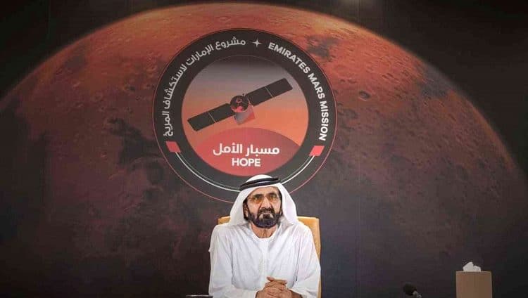 محمد بن راشد: الإمارات تدخل التاريخ بإنجاز فضائي عربي