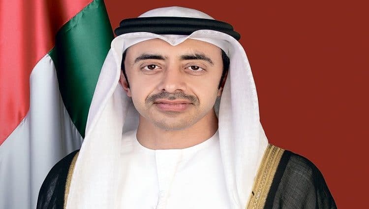 عبدالله بن زايد: العلاقات الإماراتية السعودية تزداد قوة وصلابة بدعم ورعاية قيادتي البلدين الشقيقين