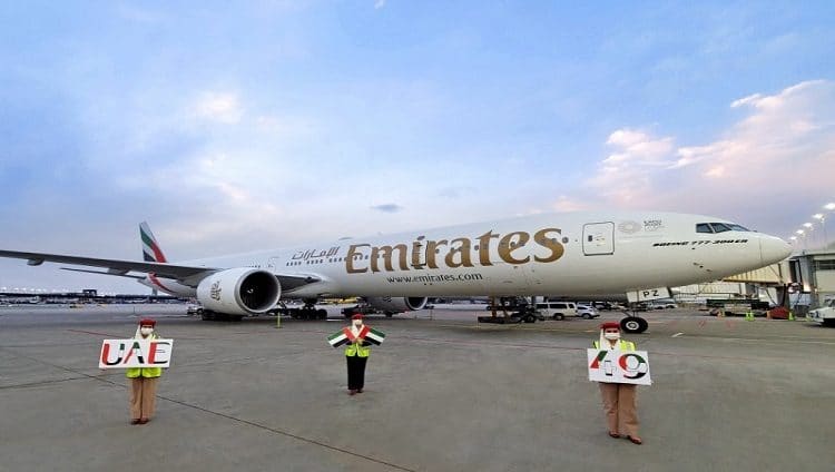 طيران الإمارات تحتفل باليوم الوطني في القارات الست