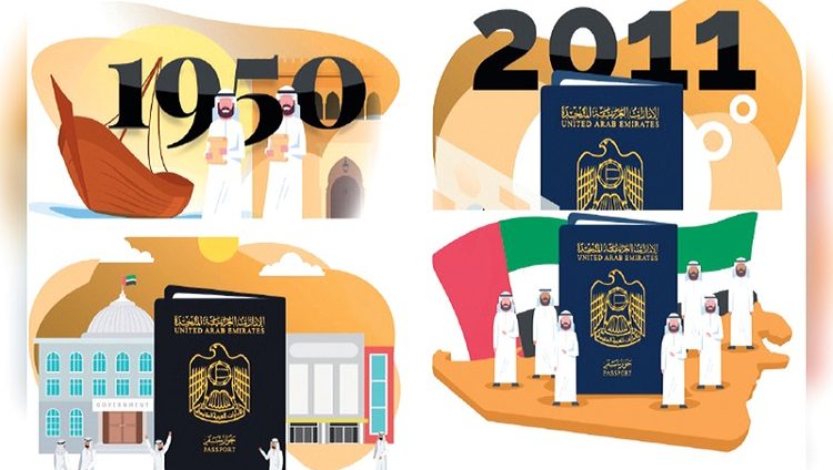 جواز السفر الإماراتي.. من «البروة» إلى الأحدث عالمياً