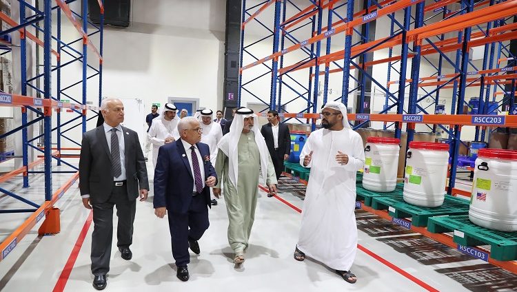 نهيان بن مبارك يدشن المصنع الأول لشركة أدكان الدوائية بمنطقة آيكاد الصناعية في أبوظبي