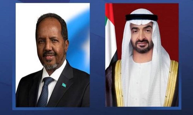 محمد بن زايد يستقبل رئيس الصومال ويبحثان العلاقات الأخوية بين البلدين