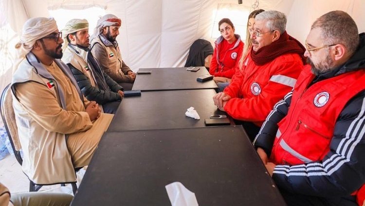 «الهلال الأحمر» يقدم مزيداً من المساعدات للمتأثرين من زلزال سوريا