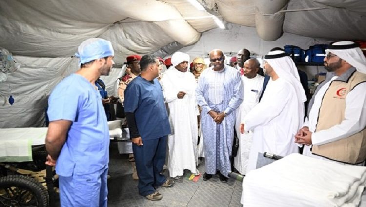 افتتاح مستشفى ميداني إماراتي في تشاد دعماً للاجئين من الأشقاء السودانيين