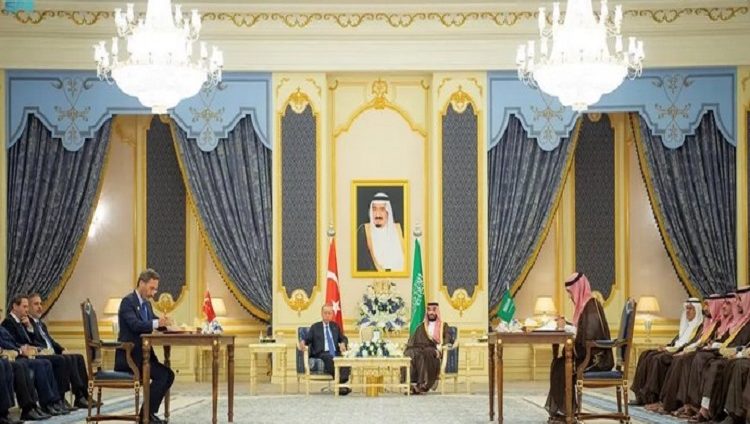 ولي العهد السعودي والرئيس التركي يشهدان مراسم توقيع عددٍ من الاتفاقيات الثنائية