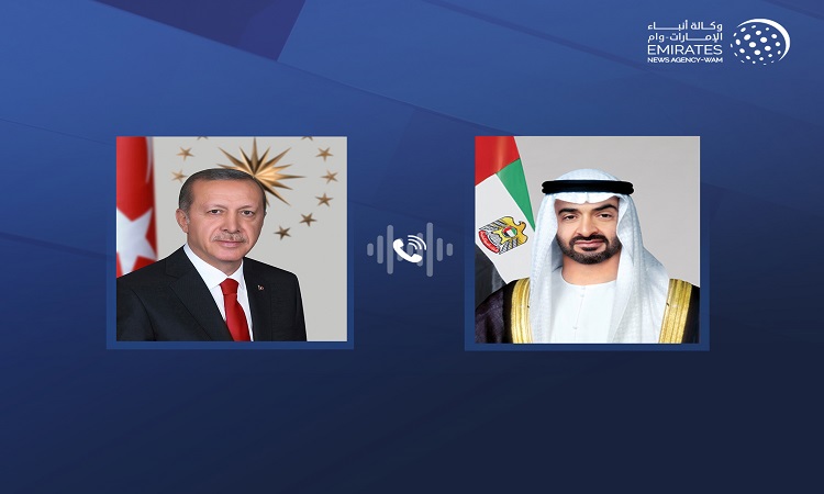 رئيس الدولة يجري اتصالا هاتفيا مع الرئيس التركي