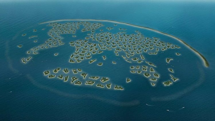 بيع 3 أراضٍ في جزر العالم بـ 268 مليون درهم