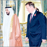 خليفة يشيد بالعلاقات التاريخية بين الإمارات والمملكة المتحدة